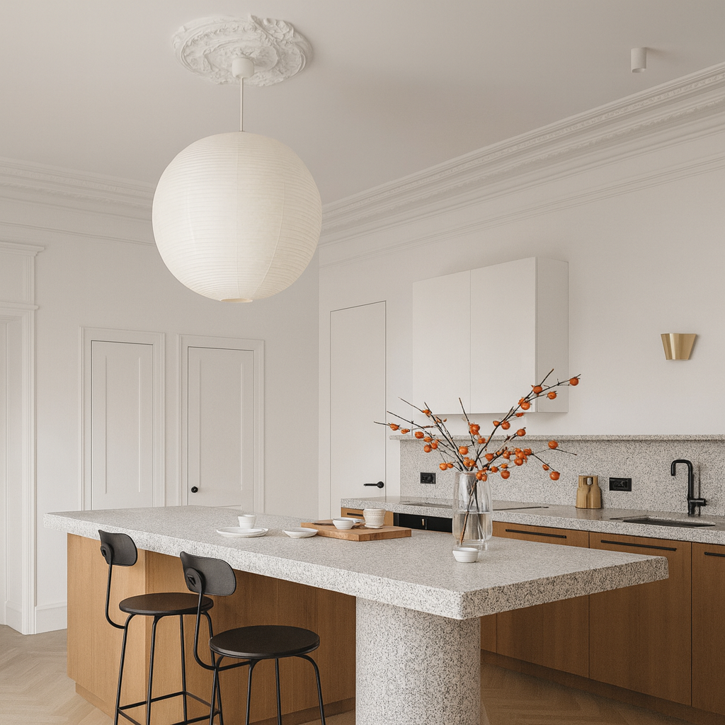 SORA | JAPOŃSKA LAMPA WISZĄCA Z PAPIERU