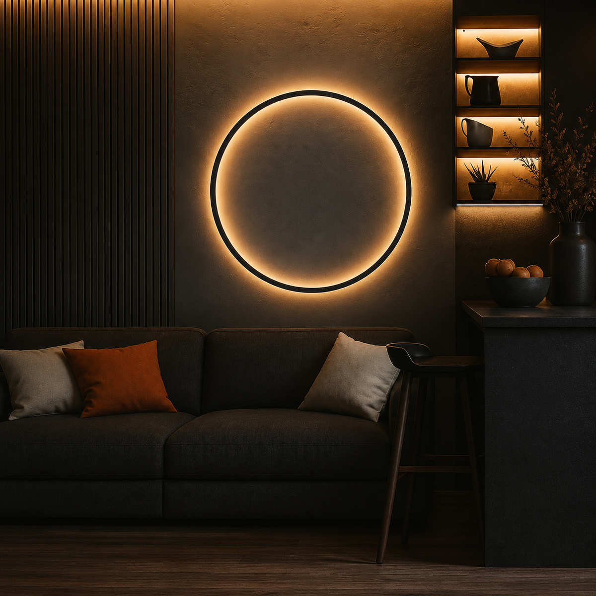 AUREA | LAMPA ŚCIENNA W FORMIE PIERŚCIENIA