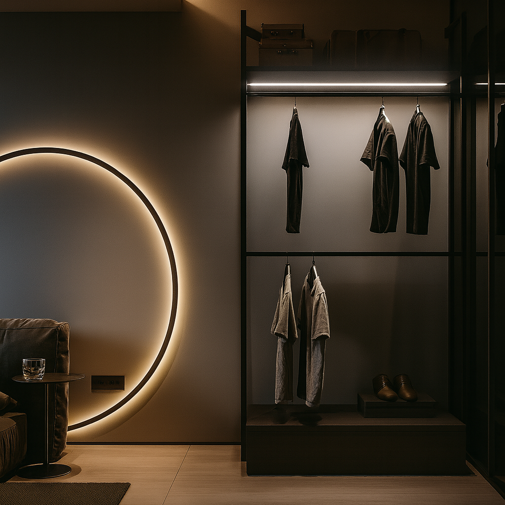 AUREA | LAMPA ŚCIENNA W FORMIE PIERŚCIENIA