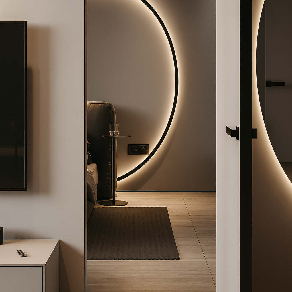 AUREA | LAMPA ŚCIENNA W FORMIE PIERŚCIENIA